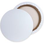 Hobi Market Art Profesyonel Yuvarlak Tuval 25 cm (Arkadan Zımbalı)