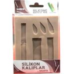Hobi Market Art Silicone Moulds Silikon Epoksi,hamur ve Polimer Kil Kalıbı Bamboo