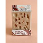 HOBİ MARKET ART Silicone Moulds Silikon Epoksi,hamur ve Polimer Kil Kalıbı Seashells