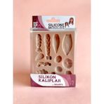 HOBİ MARKET ART Smarta Silicone Moulds Silikon Epoksi ve Polimer Kil Kalıbı Baby Haır Set