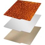 Hobi Mekatronik Bambu Lab X1 P1P Çift Taraflı Sarı Peo-Pei Kaplı Yay Çeliği TABLA-257X257MM - 1 Adet