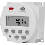 Hobi Mekatronik CN101A 24V Dc-Ac Programlanabilir Gecikmeli Zaman Ayarlı Haftalık Röle - 1 adet - Beyaz