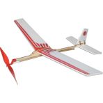 Hobi Modelci Lastik Motorlu Ahşap Maket Uçak Martı 45 cm Kanat Açıklığı ile Eğlenceli Uçuş