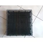 Hobi Plastik Güvercin Kümes Taban Izgarası Üzerinde Gezinilebilir 4 Adet Siyah 50 Cm X 50 Cm 1M2