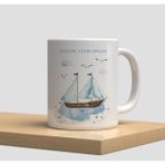 Hobi Shop A285 - Aşk Sevgi Sevgililer Günü Doğumgünü Yılbaşı Çiçek Kış Mevsimi Kahve Çay Beyaz Kupa Bardak