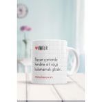 Hobi Shop Annelik Sözleri Anneler Günü Hediyesi Baskılı Kupa Bardak