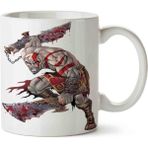 Hobi Shop Ascension God Of War Kratos Beyaz Porselen Kupa Bardak