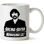 Hobi Shop Behzat Ç Saçma Sapan Konuşma La 2 44 Porselen Kupa Bardak