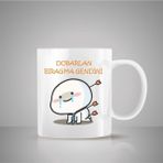 Hobi Shop Dobarlan Bıragma Tasarımlı Kupa Hediyelik Eşya Hediyelik Kupa - Beyaz - 300 cc