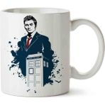 Hobi Shop Doctor Who Tardis Beyaz Porselen Kupa Bardak