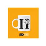 Hobi Shop H Harfi Baskılı Porselen Kupa