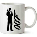 Hobi Shop James Bond 007 Beyaz Porselen Kupa Bardak
