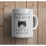 Hobi Shop Kedi Yazılı Baskılı Beyaz Kupa Bardak