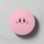 Hobi Shop Kirby Face Nintendo Blushing Smile Bardak Altlığı - 10 cm