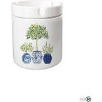 Hobi Shop Kokusuz Sigara Küllüğü - Kokusuz Kül Tablası - Doğart Sanat Amalfi Çiçekli Dumansız Küllük