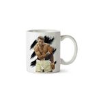 Hobi Shop Muhammed Ali 3 Beyaz Porselen Kupa Bardak