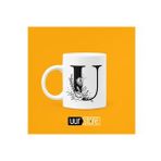 Hobi Shop U Harfi Baskılı Porselen Kupa