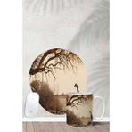 Hobi Shop Zürafa Desenli Bilek Destekli Mouse Pad Kupa Seti