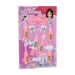 Hobi Toys HB-15985 Kartela Kız Diş Doktor Seti