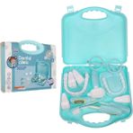 Hobi Toys HB-16043 Erkek Açık Mavi Çantalı Diş Klinik Seti