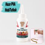 Hobi Tutkalı Hazır Pva 150 Gram Şeffaf Ahşap Karton Kumaş Kağıt Dıy Uygulama Maket Yapım Yapıştırıcı - 1 Adet