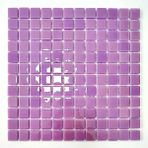 Hobi ve Sanatsal Çalışmalar Için Cam Mozaik. Mozaik ÖLÇÜLERI:25X25MM. File Karo Ölçüsü: 31,5X31,5CM. ( 1 File Karo Fiyatıdır ) - Lila