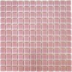Hobi ve Sanatsal Çalışmalar Için Cam Mozaik. Mozaik ÖLÇÜLERI:25X25MM. File Karo Ölçüsü: 31,5X31,5CM. ( 1 File Karo Fiyatıdır ) - Pembe