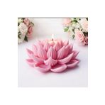 HOBİ YAP Lotus Taş tozu,mum,sabun,epoksi,şeker hamuru,polimer,kil,seramik silikon kalıbı