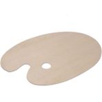 Hobi24 Ahşap Oval Palet 20 x 30 cm - 20 x 23 cm