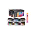hobiadresi Mastermix Akrilik Boya 30 Renk / 3 lü fırça Süper Set