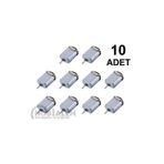 Hobialem 10 Adet Deney Motoru Dc Motor Mini Motor Elektrik Motoru