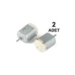 Hobialem 2 Adet, Deney Motoru, Dc Motor, Mini Motor, Elektrik Motoru