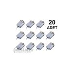 Hobialem 20 Adet Deney Motoru Dc Motor Mini Motor Elektrik Motoru