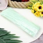 Hobialem 25 Adet Su Yeşili Şönil, Çiçek Yapımına Uygun Mint Yeşil Tüylü Tel, 30 cm 6mm