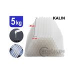 Hobialem 5 Kg, Kalın Silikon, 11 Mm, Sıcak Mum Silikon, Şeffaf Silikon, Sıcak Yapıştırıcı - Beyaz