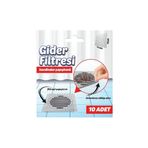 Hobialem Gider Filtresi 10LU Banyo Küvet Duşakabin Gider Süzgeci