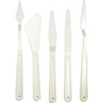 Hobialem Plastik Spatula Seti, Spatul, Akrilik Boya, Yağlı Boya, Hobi Çalışmaları 5'li