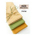 Hobianna Duck Nakış Dikiş Kumaşi 3’lü Set - Pumpkin