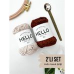 Hobianna Hello Punch & Amigurimi 2’li Iplik Seti