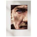 Hobiart Atatürk Göz Detay 35x50 Poster Duvar Posteri BRANDA BASKI UZUN ÖMÜRLÜ