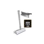 Hobibahçem Mey İthalat® Fırçalı ve Silikon Uçlu Cam Sil Çekçek 2 Yönlü Temizlik Fırçası – 35x22 cm | Süpürme ve