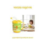 Hobibahçem Mey Ithalat® Premium Pipetli Çocuk Bardağı 350 ml -Alıştırma Bardağı ve Suluk - Renkli