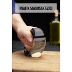 Hobibahçem Tutma Kollu Paslanmaz Çelik Sarımsak Ezici Doğrayıcı - Renkli - Belirtilmemiş