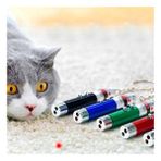 HOBİBAHÇEM®3 Fonksiyonlu Kırmızı Beyaz Işıklı Led Lazer Kedi Köpek Oyuncak Anahtarlık