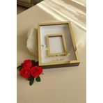 Hobicehayaller 25X35 I?Simli Ve Ledli Fotoğraf Bölümlü Anı Çerçevesi! Yeni Moda Gül Kutuları!