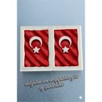 HobiCraft Market Dalgalanan Ay Yıldız Türk Bayrağı Silikon Kalıp Seti - İkili Sabun, Kokulu Taş ve Mum Kalıbı