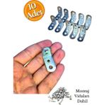 Hobidabi 10 Adet L Demir Gönye Köşebent 15X27X27MM - Mobilya Dolap Raf Masa Çekmece Sabitleme Birleştirme