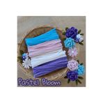 hobidaşım 40'lı Pastel Bloom Şönil Seti - 4 Renk x 10 Adet - Çiçek ve Buket Tasarım Teli