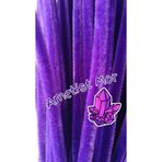 hobidaşım Şönil Koyu mor Renk 30 cm 20 li 1 Paket Mor Renkli Tüylü Tel Peluş Tel 30 cm Elişi Okul Projeler
