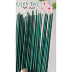 Hobidaşım Yeşil 30 cm Çiçek Teli – 10’lu Paket